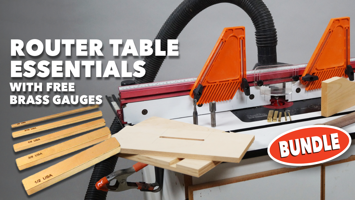 Router Table Essentials + FREE Brass Gauges WoodWorkers Guild of America