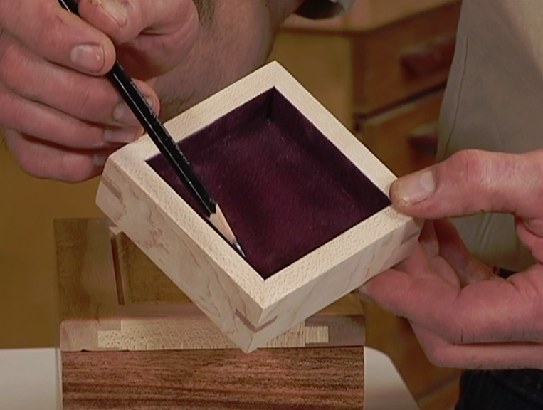 Small wood box