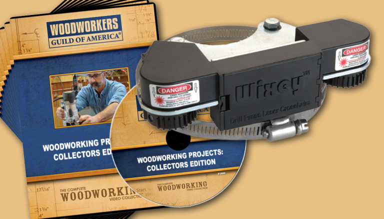 Woodworking Projects: Collector’s Edition 11-DVD Set + FREE Drill Press Laser