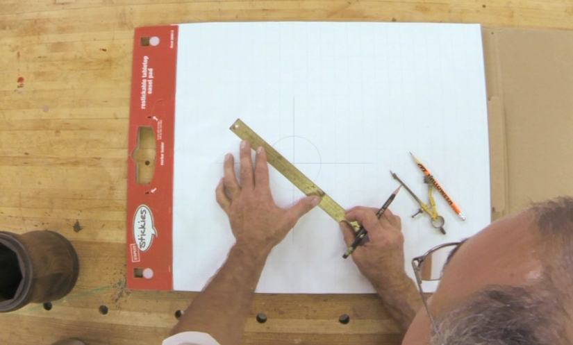 Drawing with a ruler