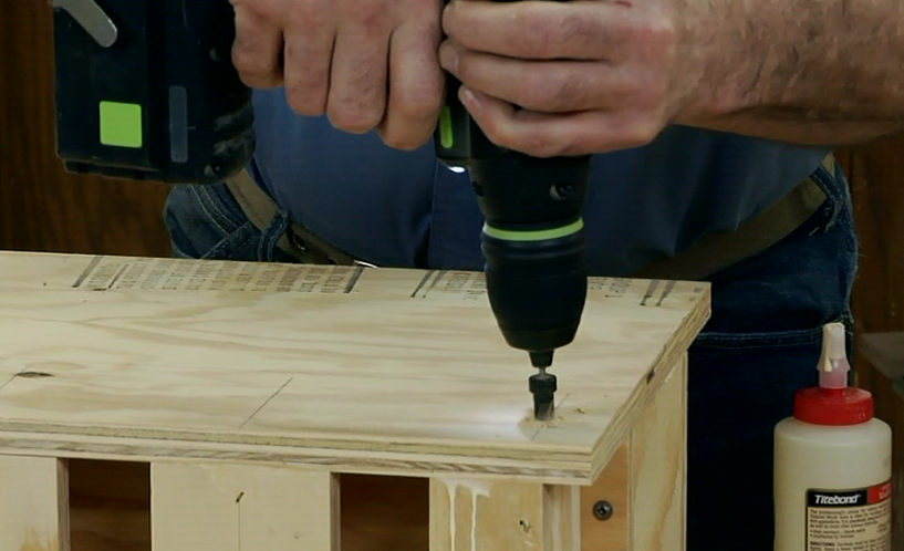 Using a cordless drill