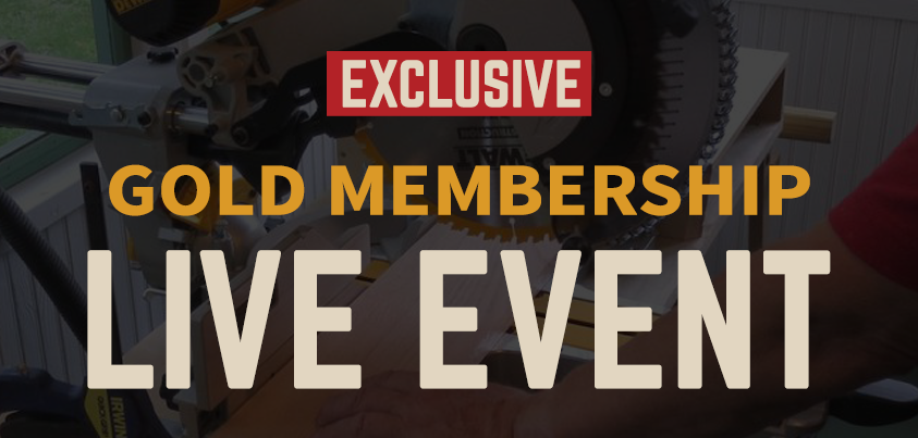 Gold Membership Live Event Text