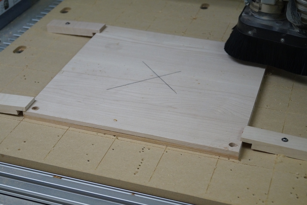 x marked on wood width=