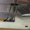 Using a metal ruler