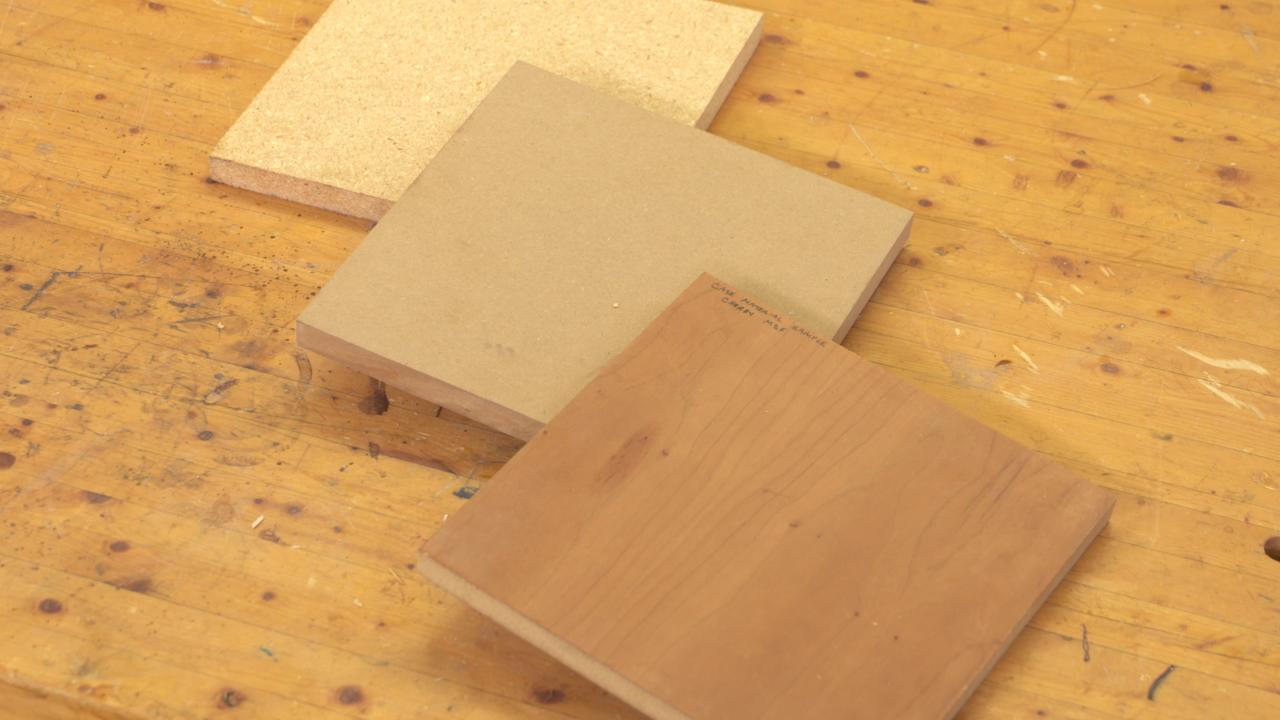 Session 2: Particle Board and MDF