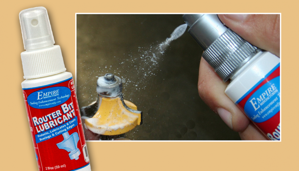 Router bit lubricant