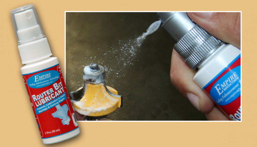 Router bit lubricant