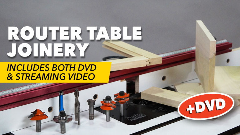 Router Table Joinery DVD