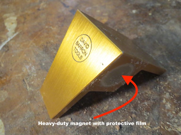 magnet with film on it