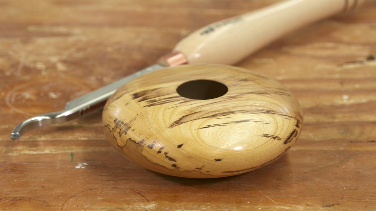 Woodturning hook tool