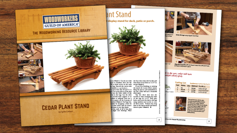 Cedar Plant Stand Plan