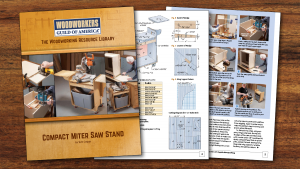 Compact miter saw stand plans