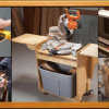 Compact miter saw stand