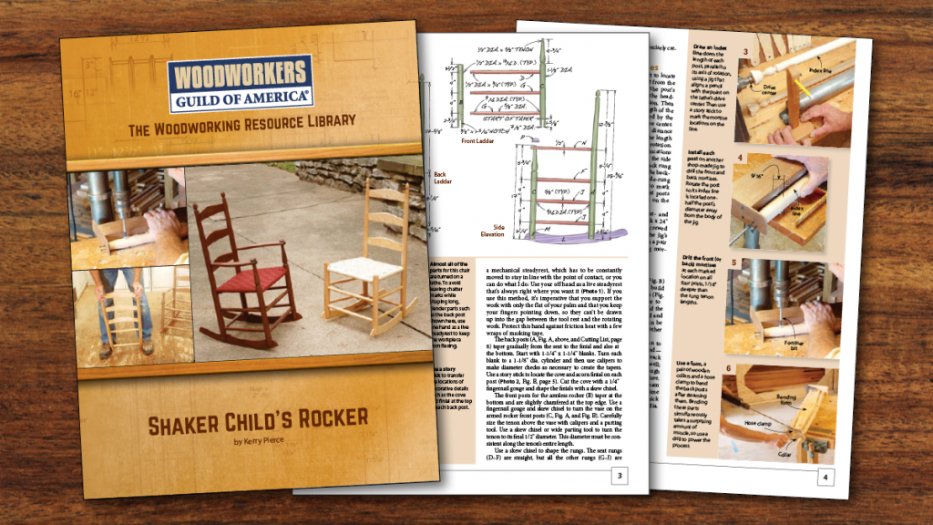 Shaker Child's Rocker