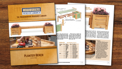 Planter Bench Booklet