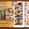 Five-photo frame booklet