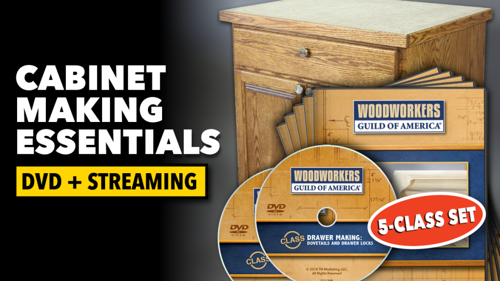 Cabinet Making Essentials DVD and Class Ad