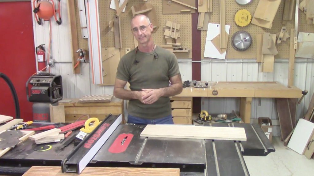 Man with a table saw
