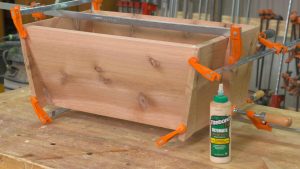 Building a cedar plant box