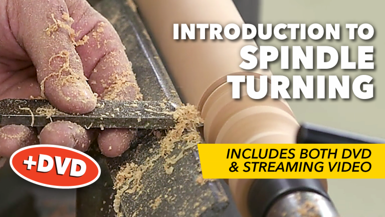 Introduction to Spindle Turning DVD Ad
