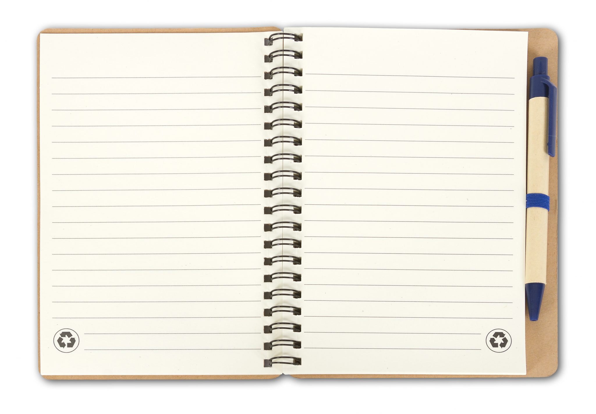 Spiral Notebook with Pen WoodWorkers Guild of America