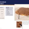 Walnut Cookie Coffee Table