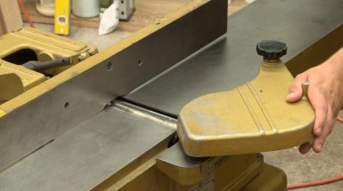 Using a jointer