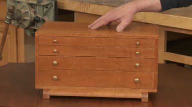 Small jewelry box with drawers