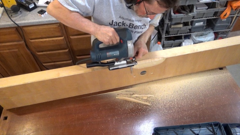 Router jig dust collection