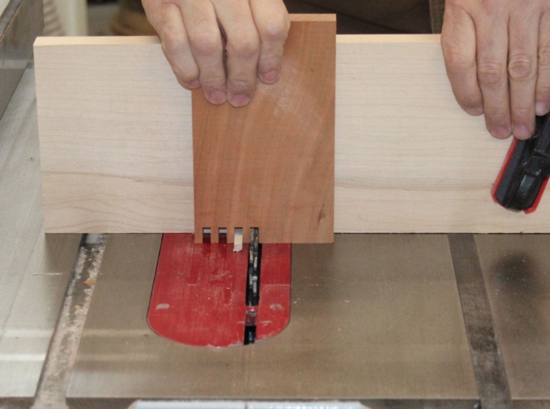 sawing a finger joint