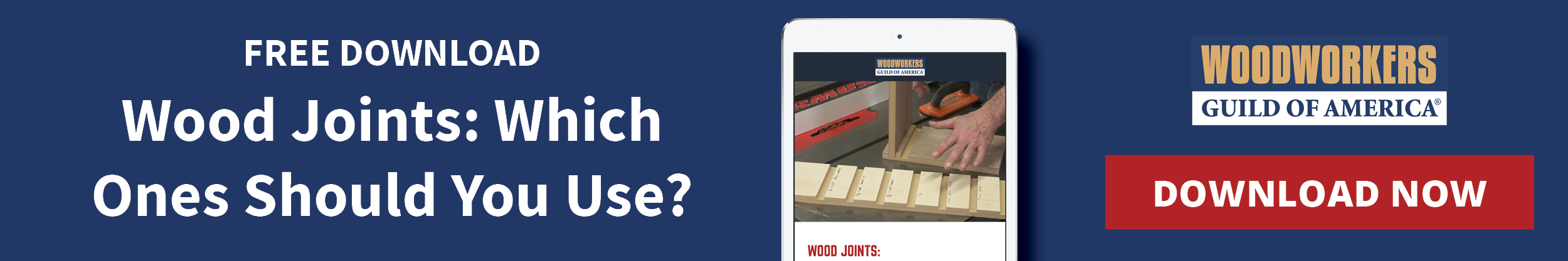 wood joints guide download email capture