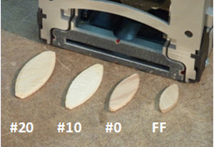 wood biscuits - standard sizes for all -Woodking