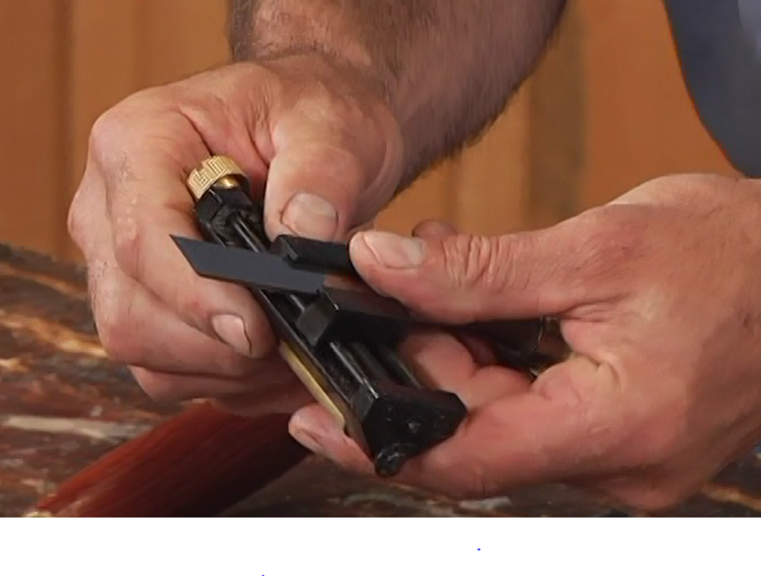 Setting up a woodworking tool