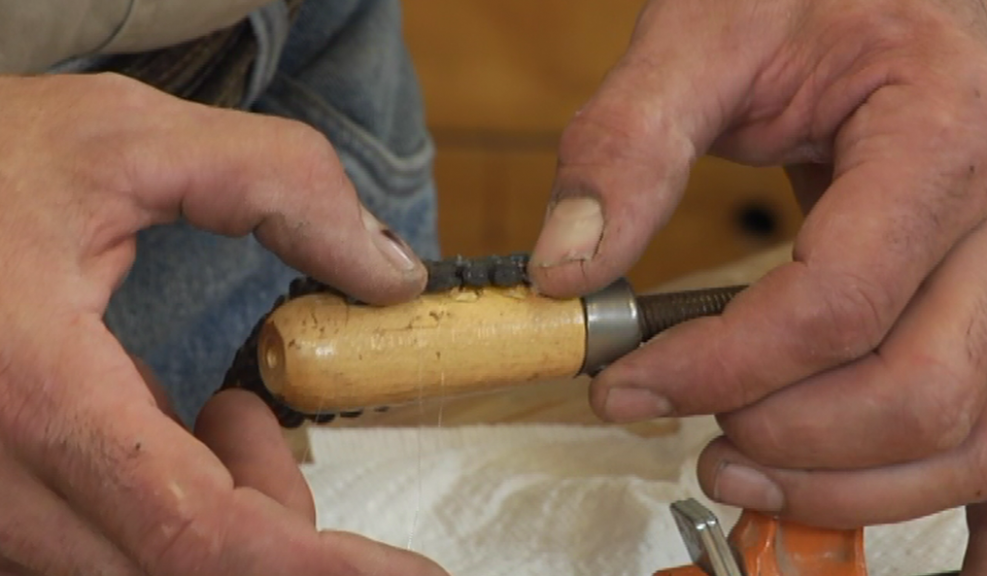 Wood handle tool