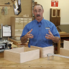 Man with dovetail jigs