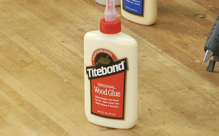 Bottle of Titebond Wood Glue