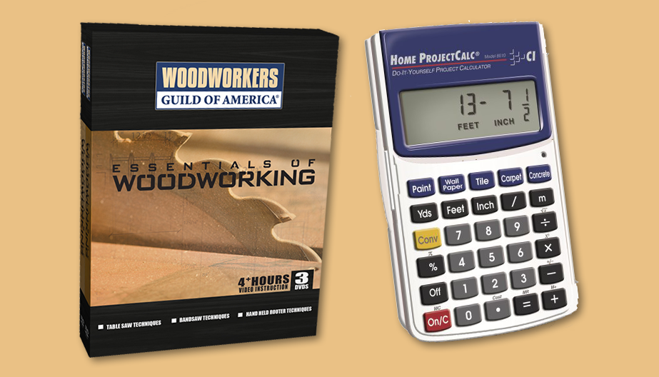 Essentials of Woodworking Box Set + FREE Home Project Calculator