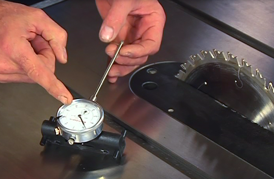 Gauge and a table saw