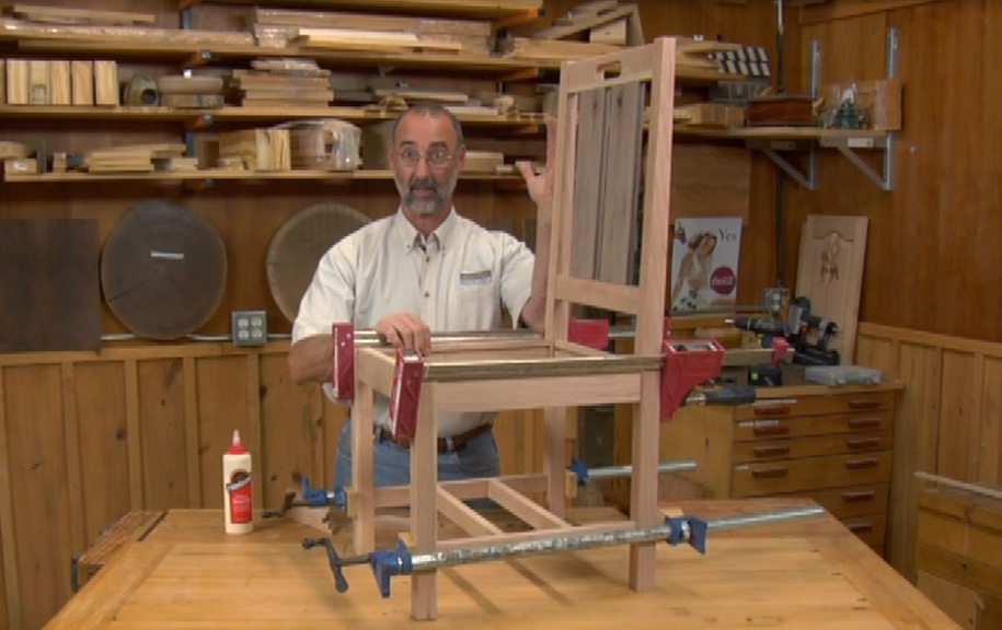 Making a wooden chair