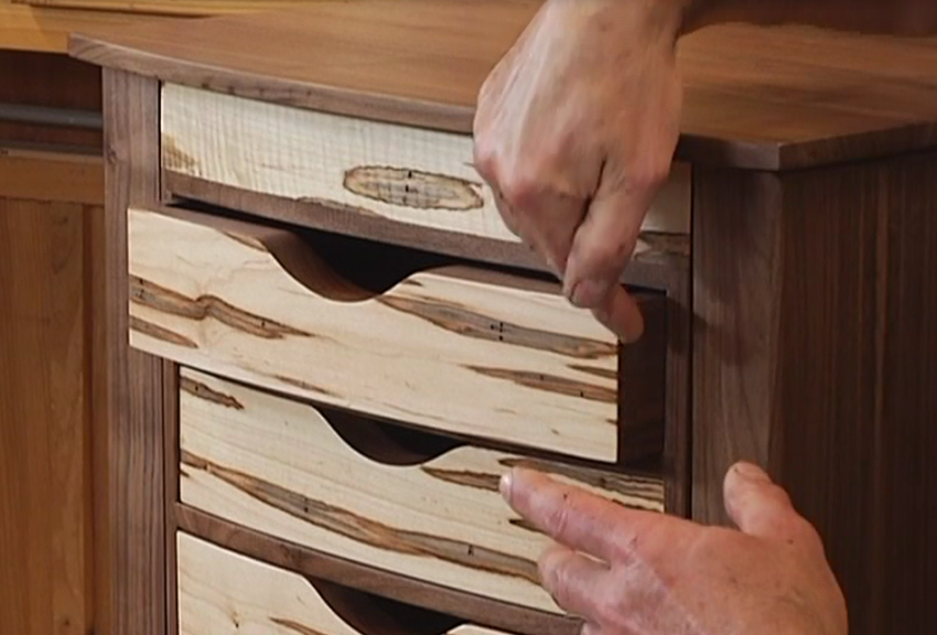 Wooden jewelry armoire