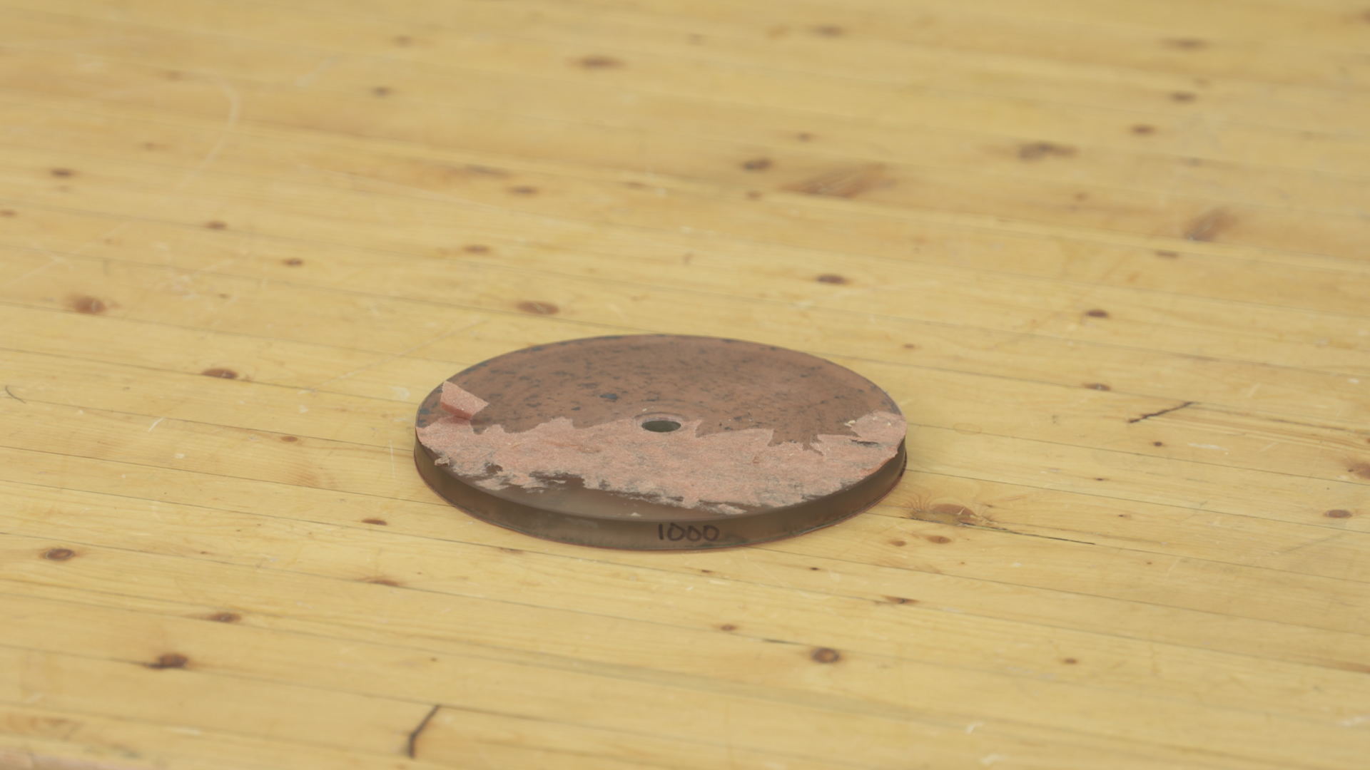 Removing Pressure Sensitive Adhesive Backed Sandpaper WoodWorkers