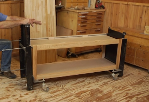 Making a wooden workbench
