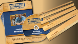Advanced woodworking DVD with brass gauges